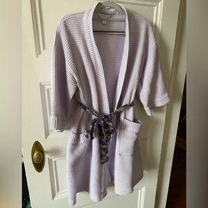 🌻 Women's Lavender Waffle Robe